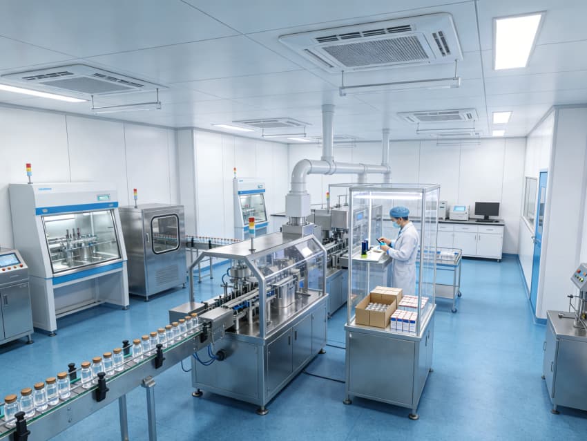 合肥CGT醫(yī)藥研發(fā)生產車間凈化裝修工程